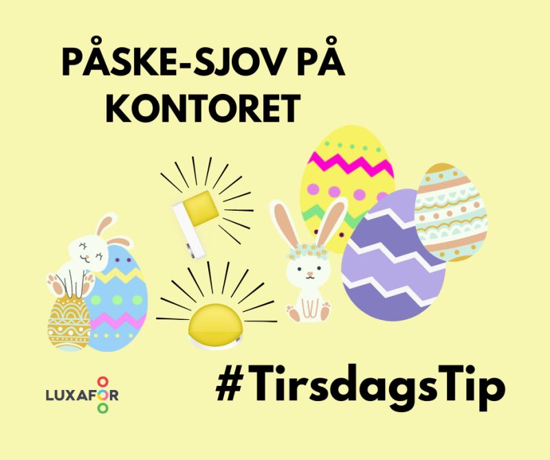 Det er igen blevet tirsdag – så det er tid til et #TirsdagsTip… og det er jo påske lige om lidt 🐣