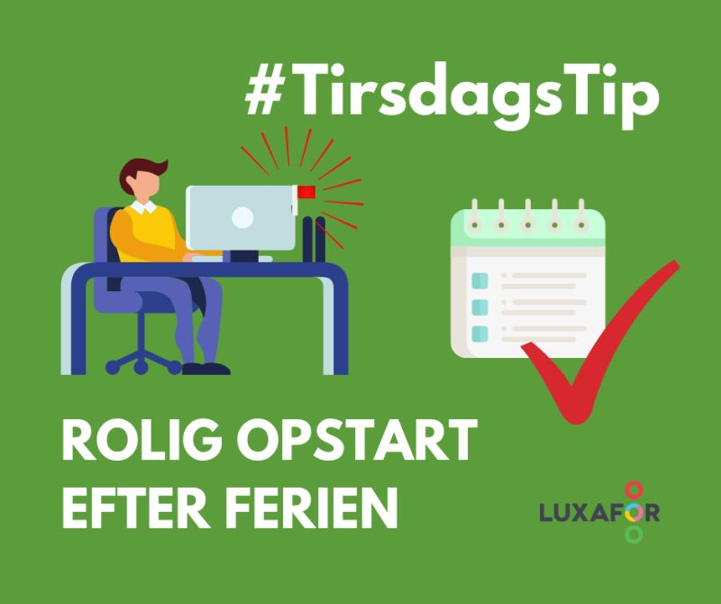 Sommerferien er for mange af os slut, og det er tirsdag – det betyder selvfølgelig, at vi er tilbage med #TirdagsTip 💡