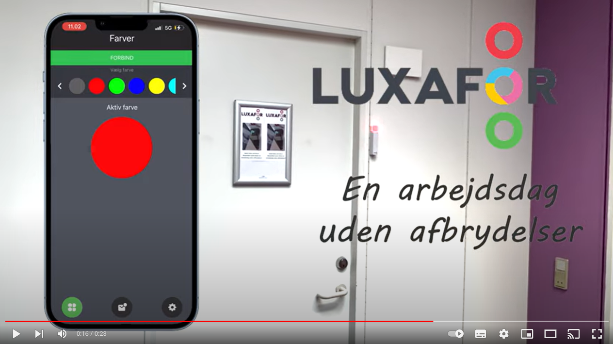 Luxafor BLUETOOTH og mødelokale